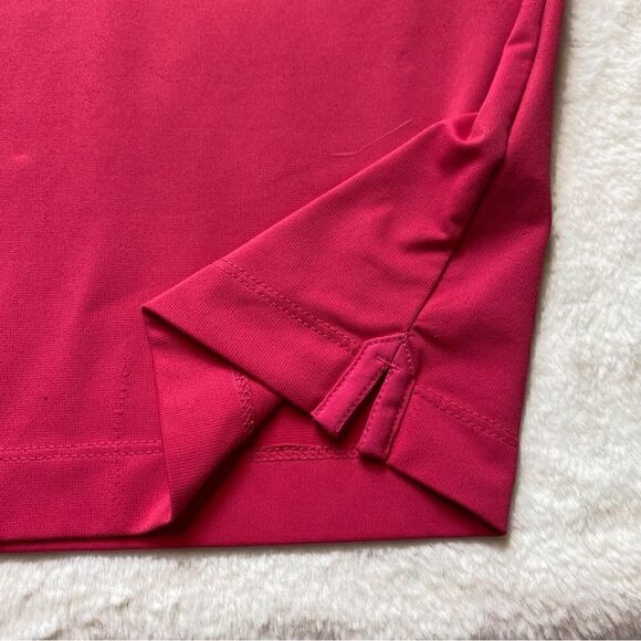 Nike Dri Fit Tiger Woods Collection Deep Pink Polo Shirt Size Large - Picture 7 of 12